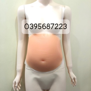 Bụng bầu silicone (size 2-3 tháng) có ảnh thật