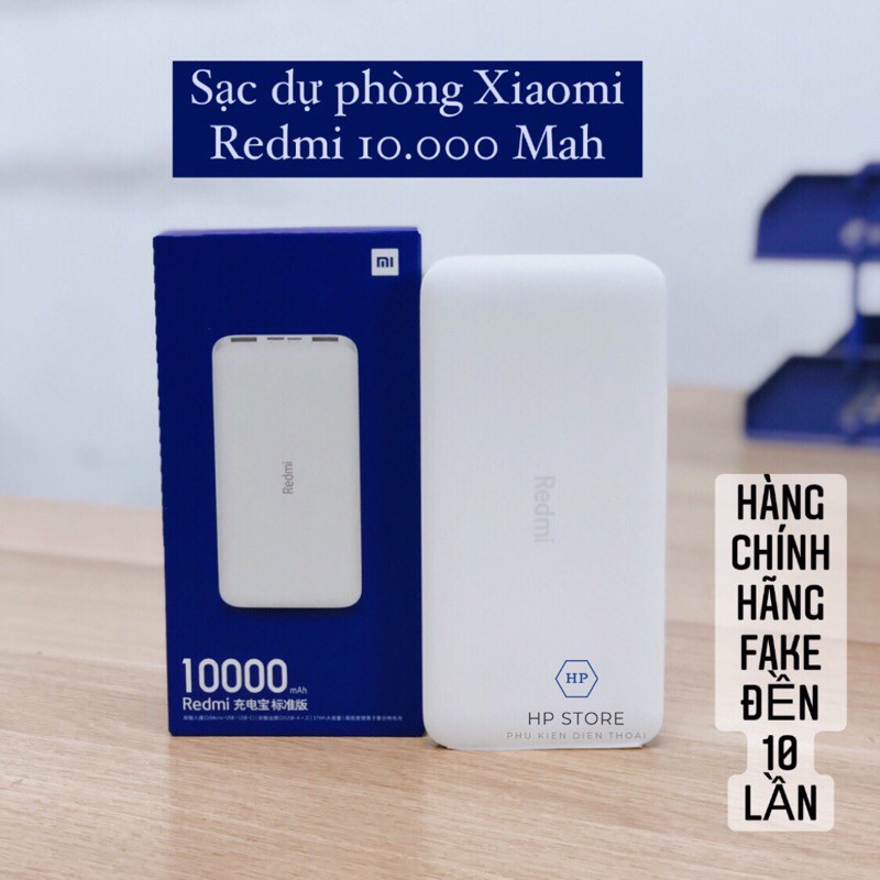 Pin Sạc Dự Phòng Xiaomi Redmi 10000mah Chính Hãng - Bảo Hành 6 Tháng