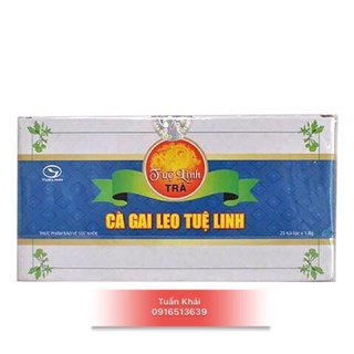 Trà Cà gai leo Tuệ Linh hộp 25 túi lọc - mát gan, thanh nhiệt, giải độc gan từ thảo dược - Tuệ Linh