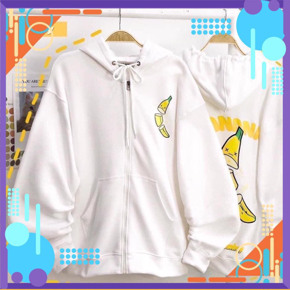 [Mặc Là Sang] Áo Khoác Nỉ - Hoodie Nỉ In Hình Quả Chuối cực đẹp , Áo Hoodie Thời Trang .AZ | BigBuy360 - bigbuy360.vn