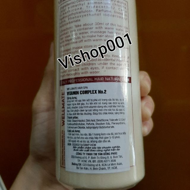 5 chai phục hồi chống rối 500ml Vitamin Collagen Wellmate No 2 | BigBuy360 - bigbuy360.vn