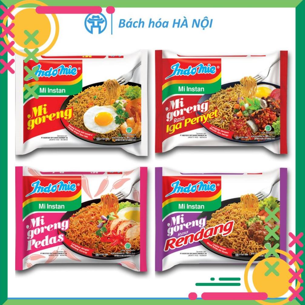 Mì xào khô / Mì Trộn Indomie Mi Goreng Ngon số 1 Thế Giới (Đủ Vị)