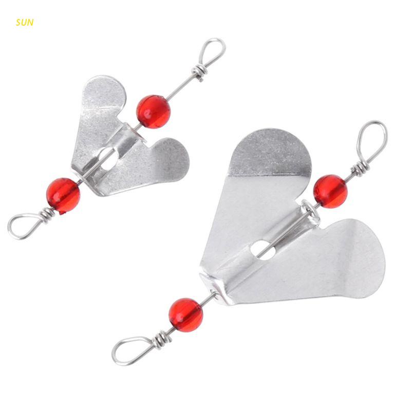 Mồi Câu Cá Giả Bằng Kim Loại Cứng Màu Dạ Quang Có Thể Xoay Được