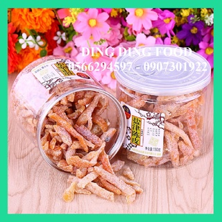 [ Mứt Tết ]1 Hủ 150g Trần Bì Xí Muội, Mứt Trần Bì , Vỏ Cam, Cam Thảo , Vỏ Quýt - DING DING FOOD