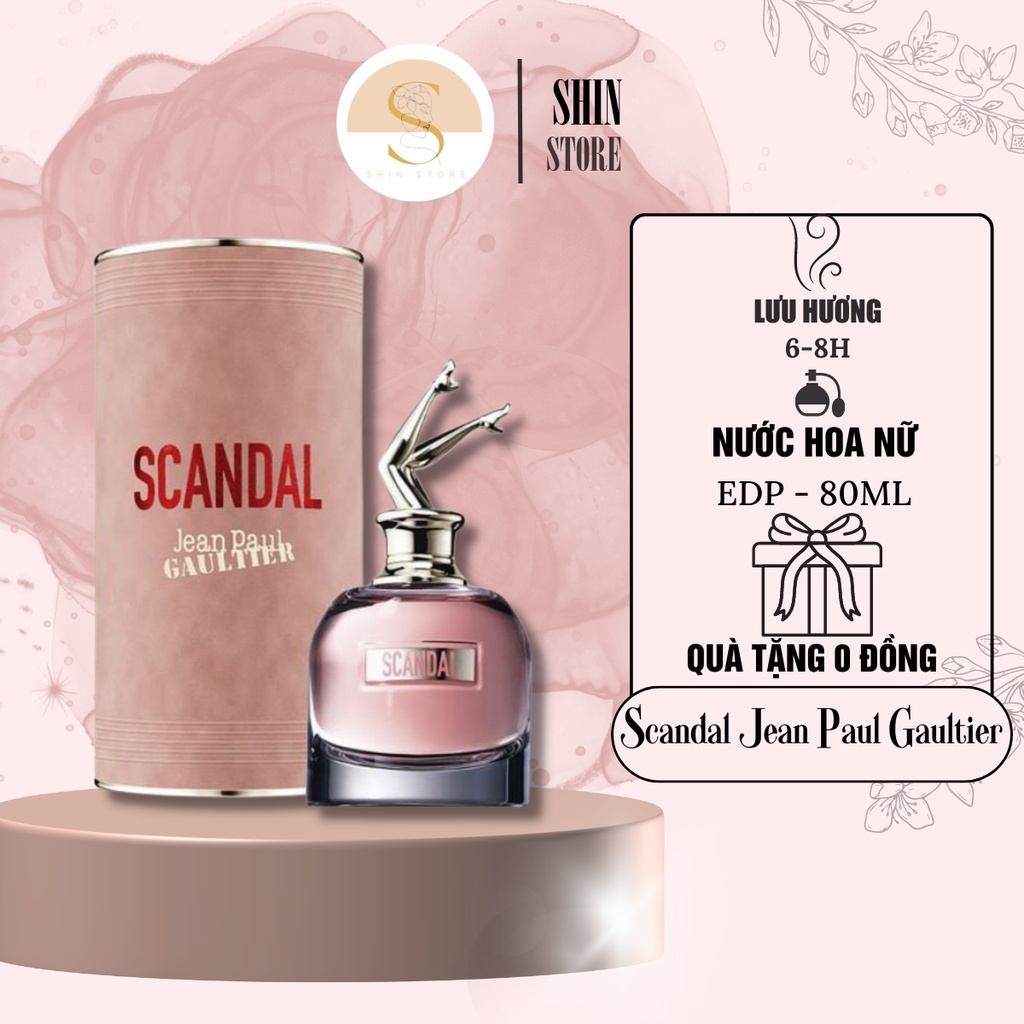 Nước hoa nữ Jean Paul Gaultier Scandal EDP 80ml - Nữ hoàng bar sàn hương hoa cỏ quyến rũ sexy ngọt xuất sắc - Shin Store