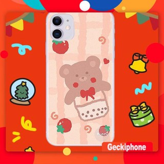 Ốp 12 promax ốp lưng iphone gấu cute 5/ từ 6 đến 12 promax m801