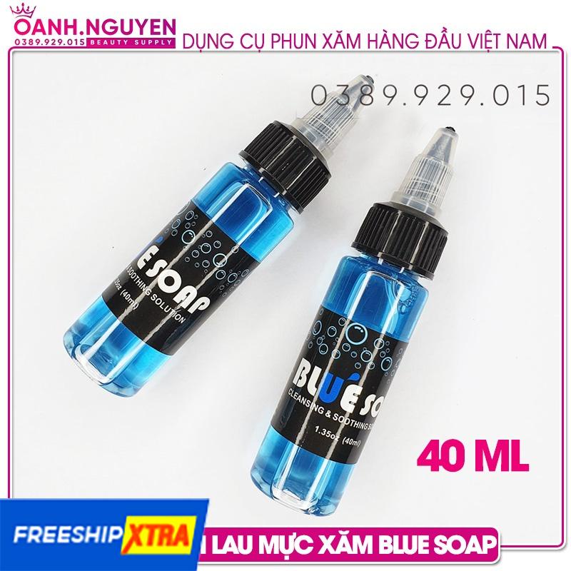 Nước Lau Mực Xăm Tạo Bọt Blue Soap 40ml