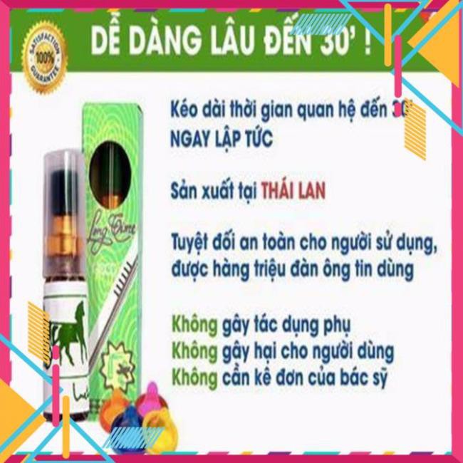 [mai đào]Chai xịt Lạnh Longtime kéo dài thời gian chống xuất sớm -An An