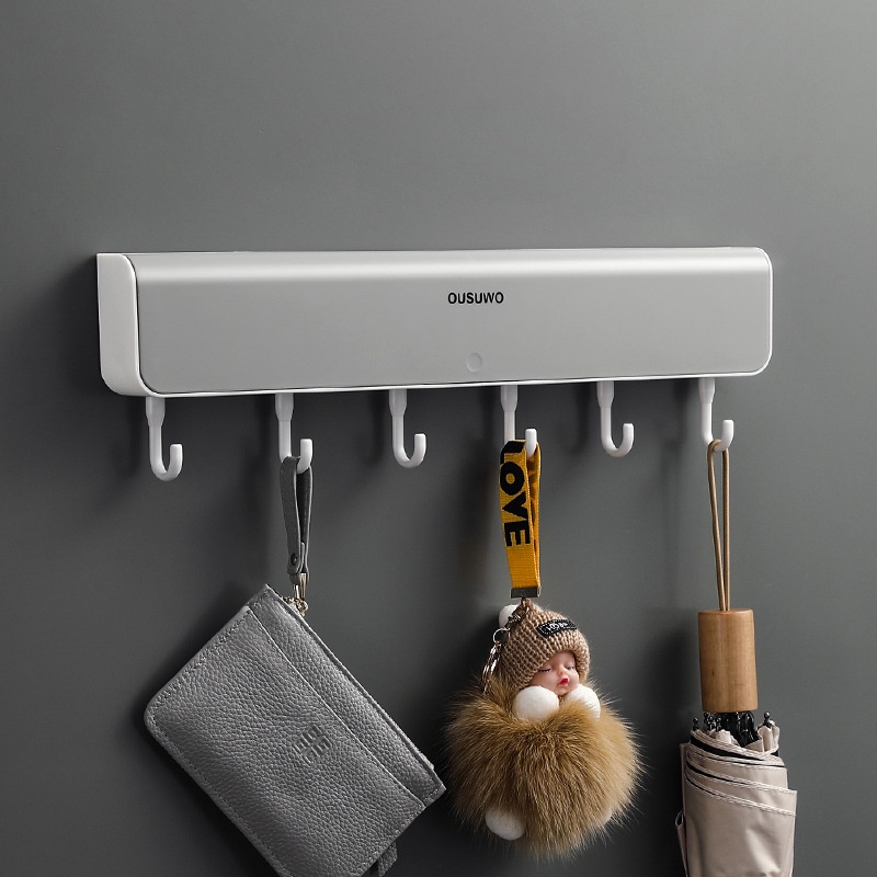 Móc Dán Tường Treo Quần Áo/Mũ/Đồ Dùng Nhà Tắm Gắn Tường Không Cần Khoan