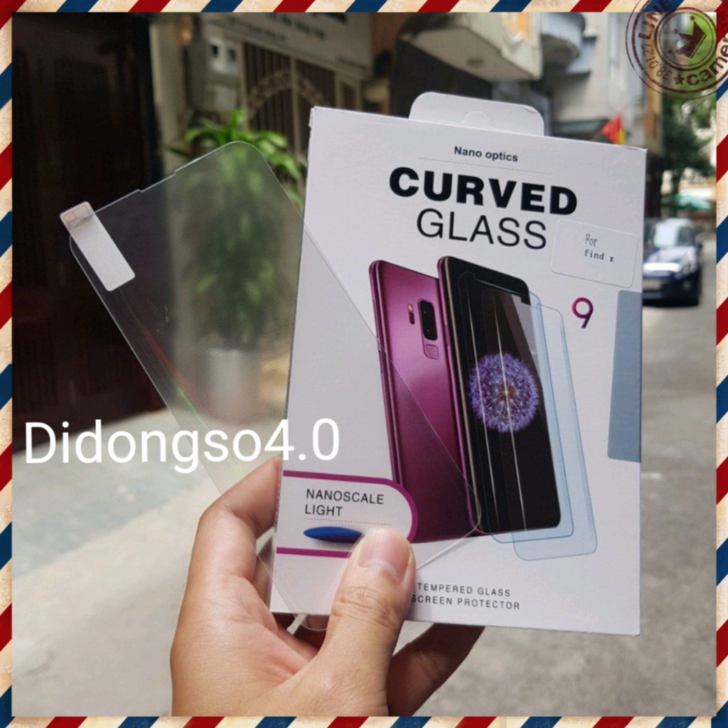 Kính cường lực Full màn UV Oppo Find X Full keo nước