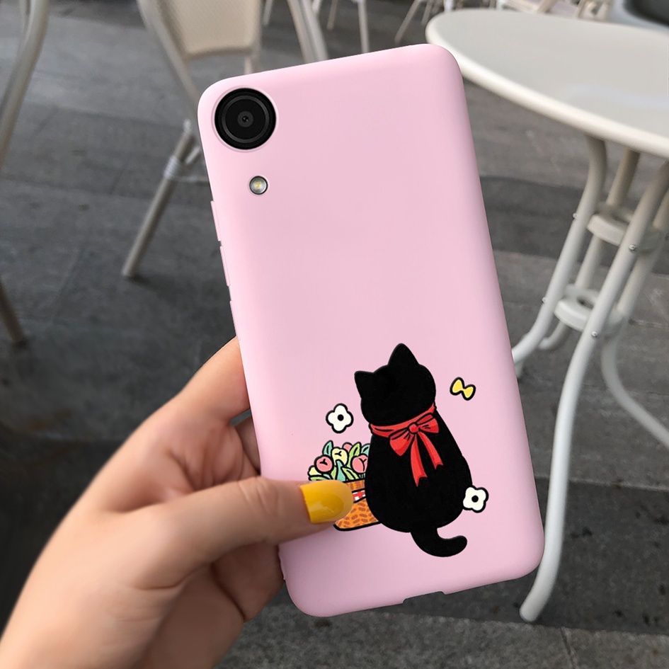 Ốp điện thoại dẻo in họa tiết hoa nhiều mẫu tùy chọn xinh xắn cho SAMSUNG GALAXY A01 A03 CORE A03 A01