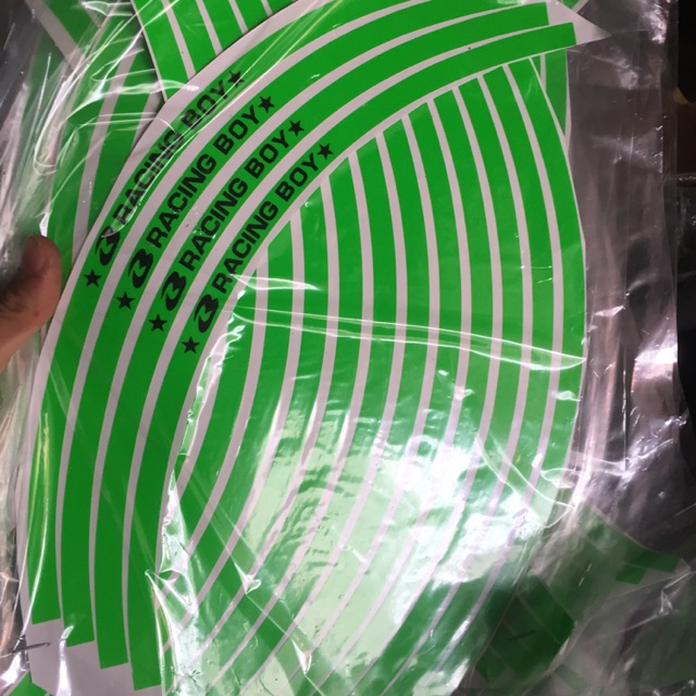 Dánh vành racingboy màu xanh lá