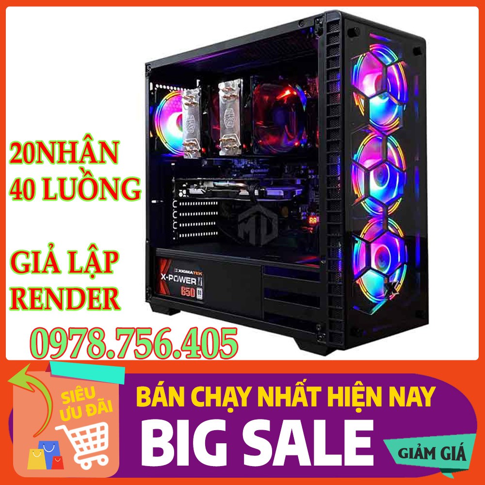 Thùng PC GAMING DUAL XEON Chuyên Giả Lập_ Nox _ LD Player _ Render | BigBuy360 - bigbuy360.vn