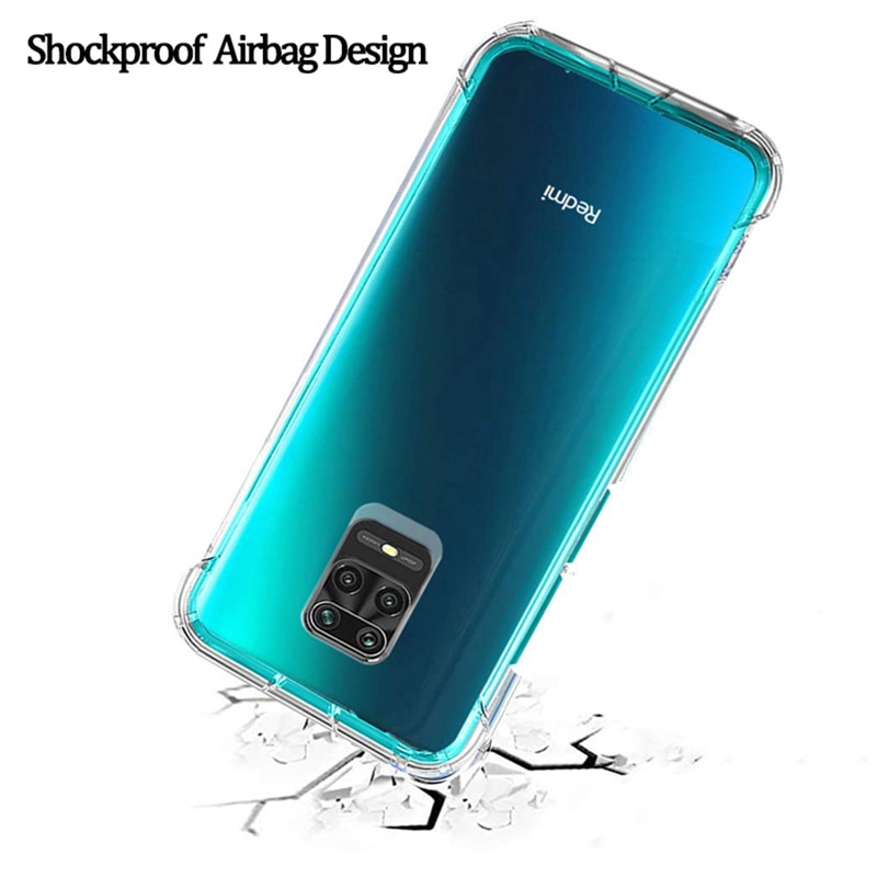 Xiaomi Redmi Note 9 Pro Note 9S Case Air Cushion Soft Silicone TPU Bumper Shockproof Cover