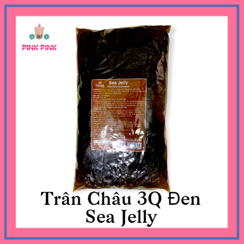 Trân Châu 3Q Đen Sea Jelly Minh Hạnh 2Kg Nguyên Liệu Pha Chế Trà Sữa