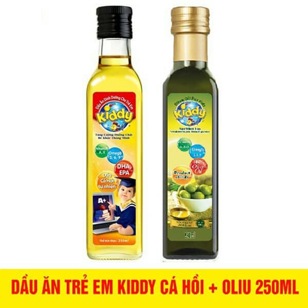 Dầu Ăn Kiddy Oliu - Cá Hồi 250ml