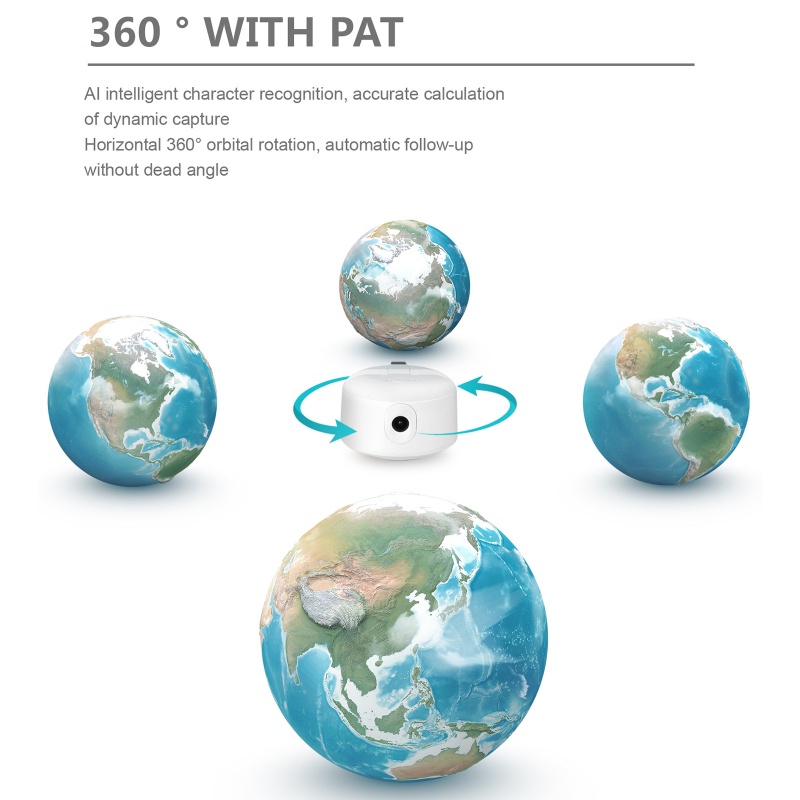 Giá Đỡ Điện Thoại zzz Xoay 360 Độ Nhận Diện Chuyển Động Theo Dõi Phát Sóng Trực Tiếp