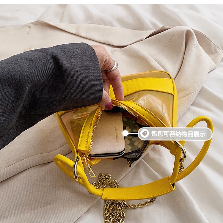 Túi Trong Suốt Phổ Biến Năm nay. Túi Đeo Một Bên Vai Thời Trang Mùa Hè 2022 Đa Năng Phong Cách Nước Ngoài Thời Trang Dành Cho Nữ