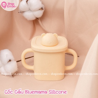 Cốc Gấu Silicone Có Nắp Bluemama Nội Địa Hàn