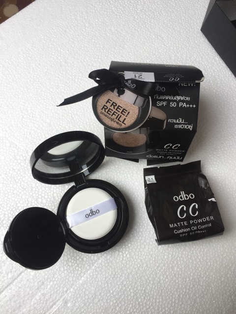 Phấn nước CC Odbo Cushion Matte Powder Oil Control SPF 50