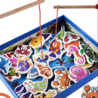 [Shopee Trợ Giá] - Đồ Chơi Trẻ Em - Đồ Chơi Câu Cá Bằng Gỗ