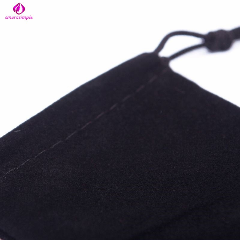 Túi đựng phụ kiện trang sức nhỏ 7*9cm có dây rút chất liệu vải nhung
