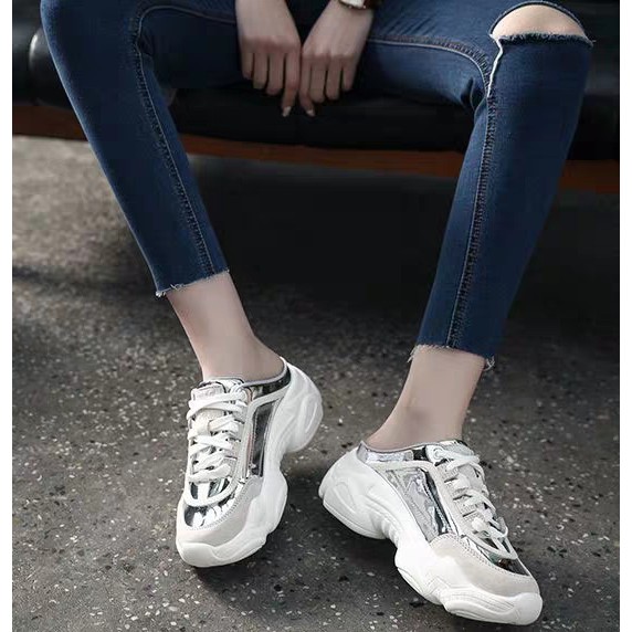 [Mã FASHIONT4WA2 giảm 10k đơn từ 50k] giày nữ giày thể thao nữ Ulzzang kiểu dáng sneaker nữ mã 580