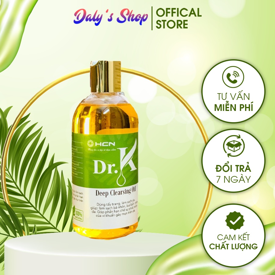 Dầu tẩy trang Dr.K an toàn giúp sạch sâu se khít lỗ chân lông 300ml - DT062
