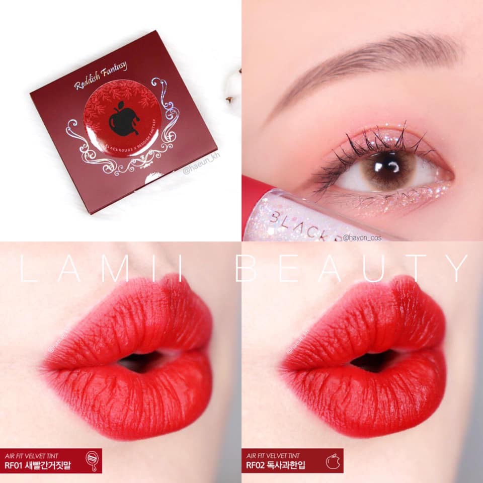 Set son và nhũ mắt BLACK ROUGE REDDISH FANTASY EDITION