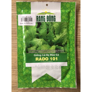 Cải Bẹ Mào Gà RaĐo 101 - Rạng Đông