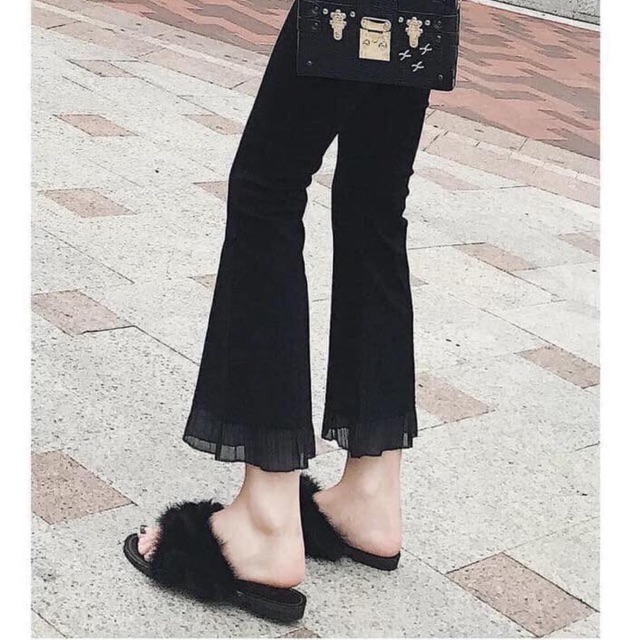 ORDER - Quần kaki 3 mẫu ( đáp lụa / đan dây / xẻ gấu)