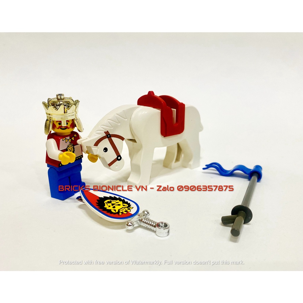 LEGO CASTLE SYSTEM - ĐỒ CHƠI XẾP HÌNH LEGO LÂU ĐÀI TRUNG CỔ - 6008 ROYAL KING - NHÀ VUA HOÀNG GIA