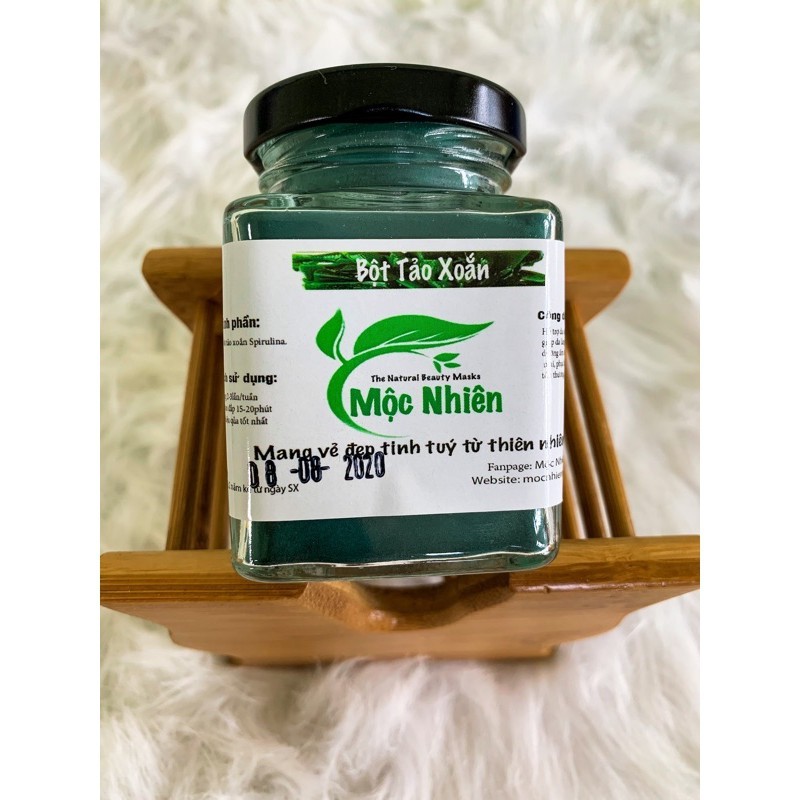 Bột tảo xoắn Nhật Bản SPIRULINA Mộc Nhiên 100% nguyên chất (100gam)