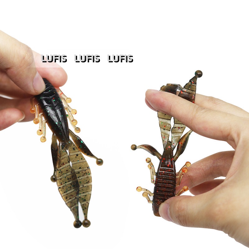 Set 8 Mồi Câu Cá Hình Giun Mềm Bằng Nhựa Kích Thước 9cm 5.7g