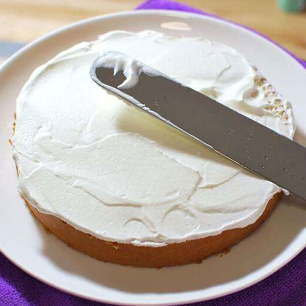 Dụng cụ phết kem 6/8/10 inch bằng thép không gỉ dùng trang trí bánh DIY