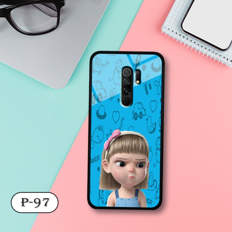 Ốp kính in hình cute Xiaomi Redmi 9