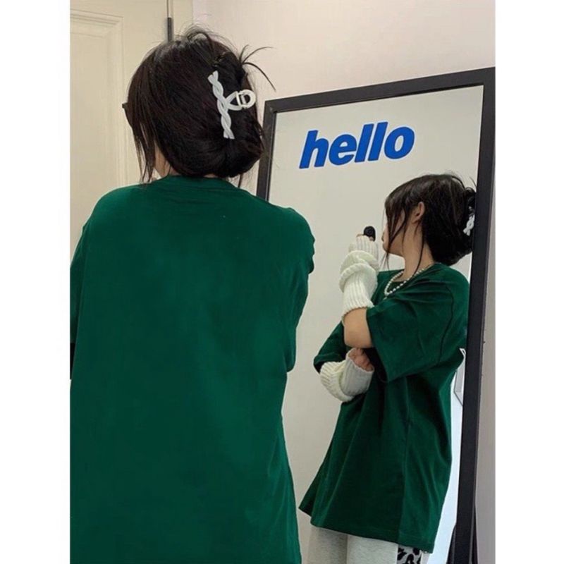 Áo thun ❤Có size tay lỡ trơn Unisex