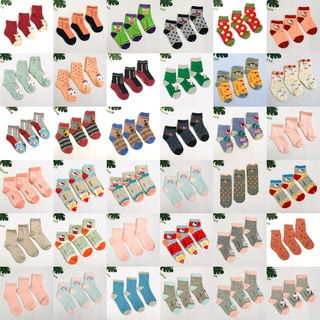 (Set 5 đôi) Tất/Vớ trẻ em, tất bé gái 1-12 tuổi xuất khẩu chất cotton