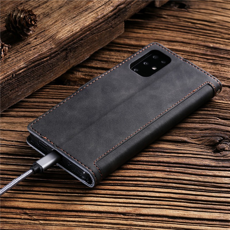 Ốp Điện Thoại Da PU Mềm Dạng Ví Sang Trọng Cho Samsung Galaxy Note 20 Ultra S10 Lite Note 10 + S20 FE 4G S21 FE 5G Note 10 Lite