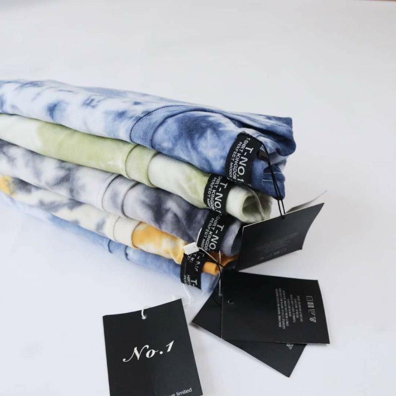 ÁO THUN UNISEX NAM NỮ TAY LỠ TIE DYE LOANG MÀU HOT TREND 2021