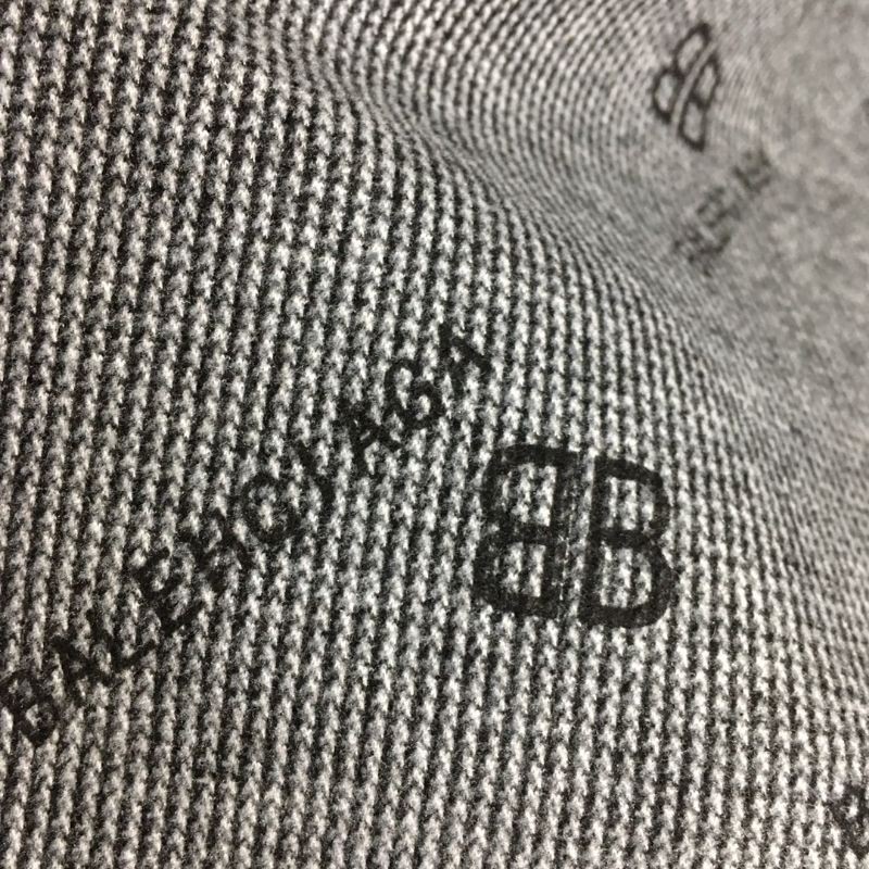 quần ống rộng cạp co dãn họa tiết in chữ BB mẫu mới Balenciaga