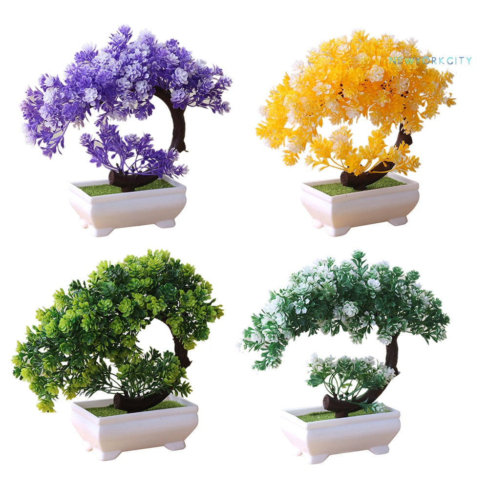 Chậu Cây Bonsai Giả Trang Trí Nhà Cửa