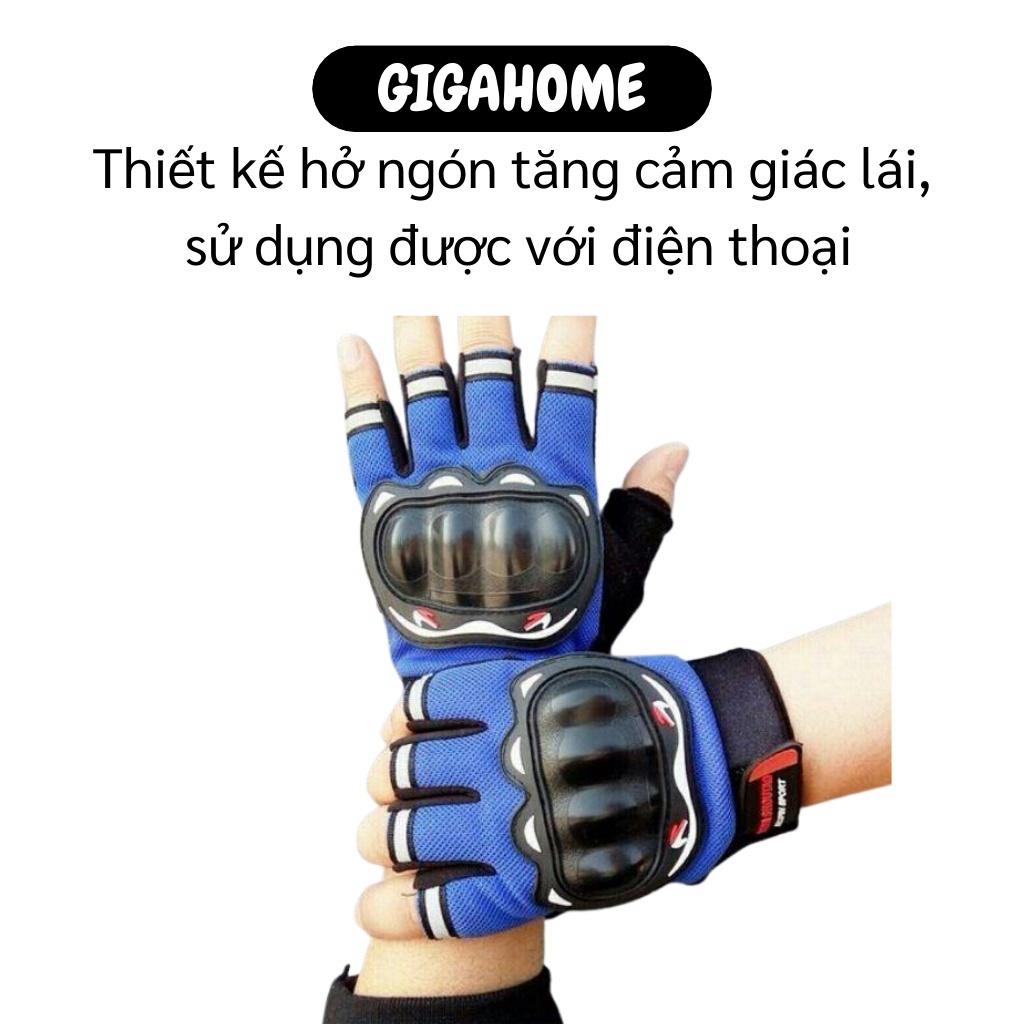Bao tay   GIÁ VỐN  Găng tay thể thao, thiết kế hở ngón tay tăng cảm giác khi lái xe, dễ dàng sử dụng điện thoại 4956