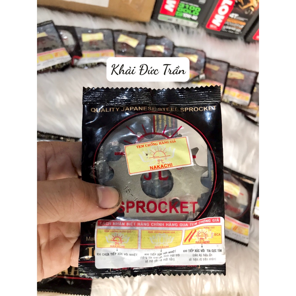 Nhông Mặt Trời JOMTHAI ASAHI 428 Chính Hãng Made in Thailand gắn Winner Sonic Exciter Raider Fi Future, Wave Dream