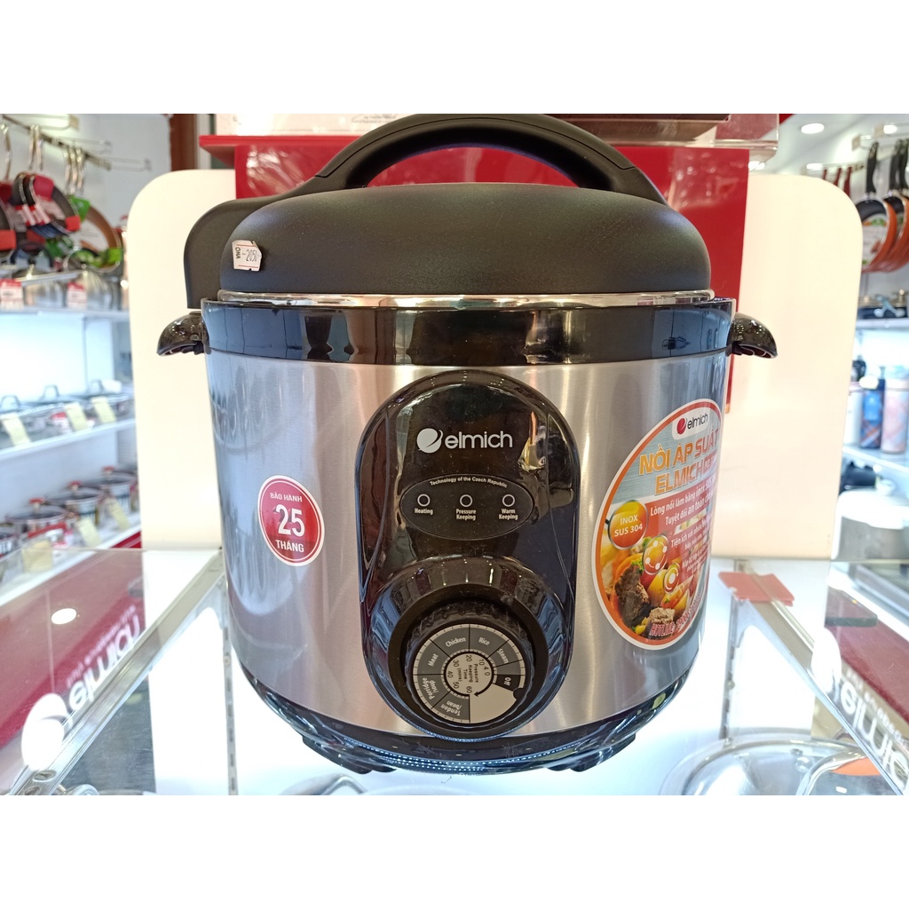 Nồi áp suất điện elmich pce 1798 nồi hầm ủ cháo