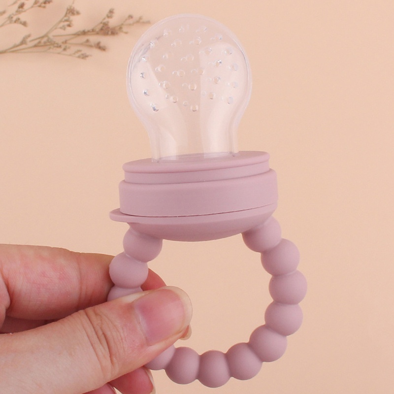 Núm Ti Giả Bằng Silicone Cho Bé Tập Ăn Dặm