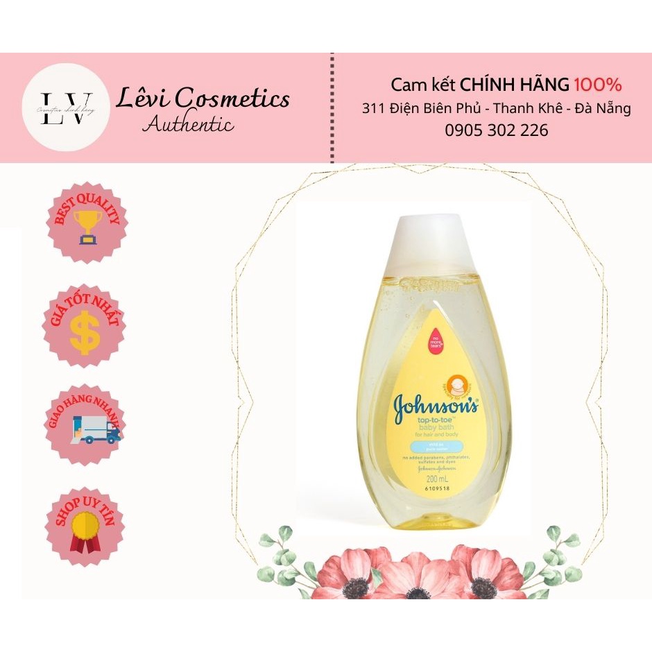 Sữa tắm gội toàn thân trẻ em Johnson Baby 200ml