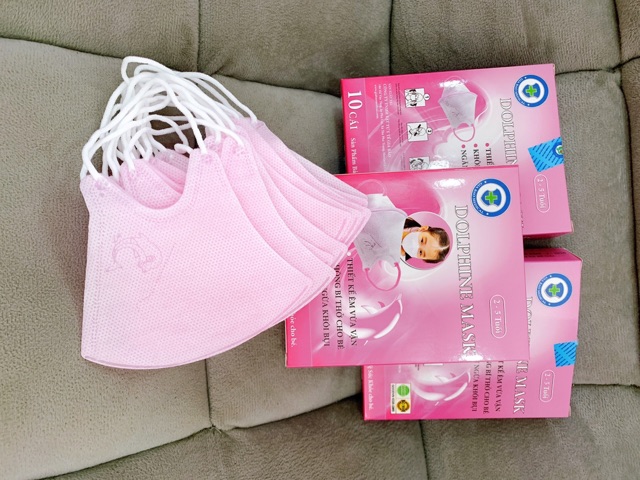 Khẩu trang 3D DOLPHIN MASK ( KHẨU TRANG DÀNH CHO BÉ TỪ 2-5 TUỔI