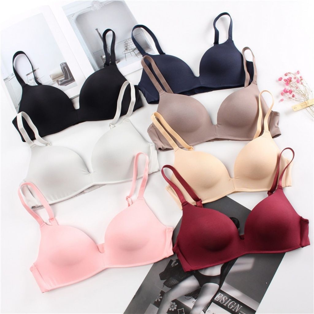 Áo ngực nữ không gọng đệm mỏng xuất Nhật chất Su mềm mại nhẹ nhàng co giãn tốt King Shop A799