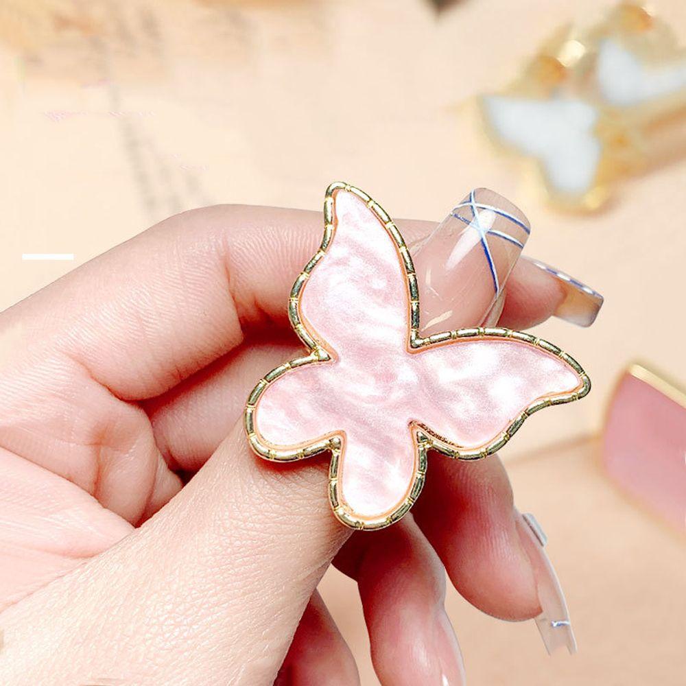 [Hàng mới về] Bảng màu keo kiểu nhẫn đeo tay đê vẽ móng tay có thể điều chỉnh